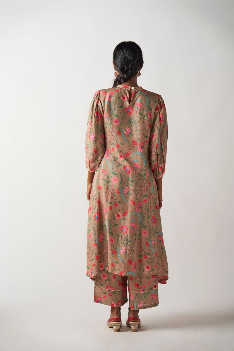 Salmon Blush CrushFlow Modest Co-Ord Set