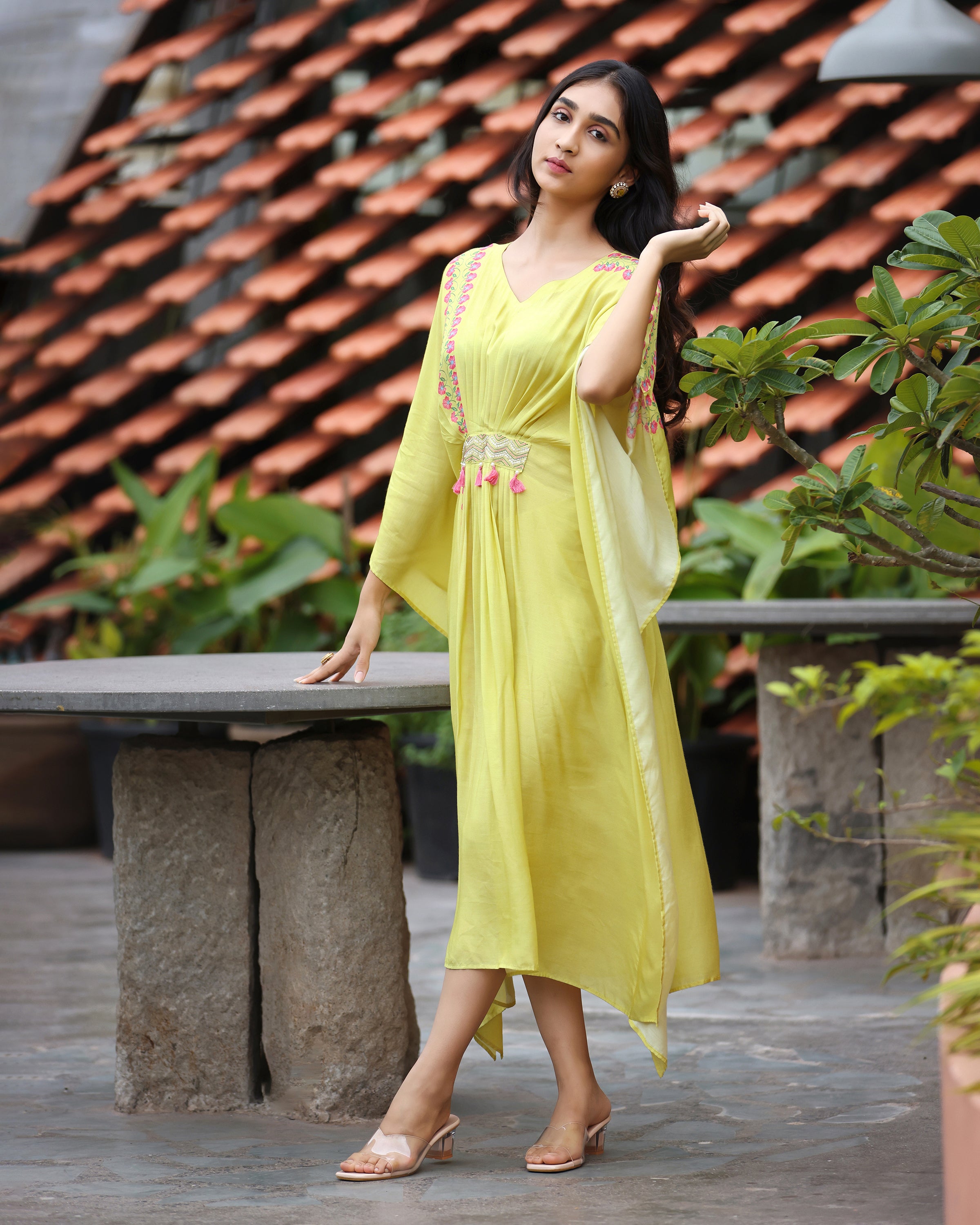 Lemon Yellow Kaftan