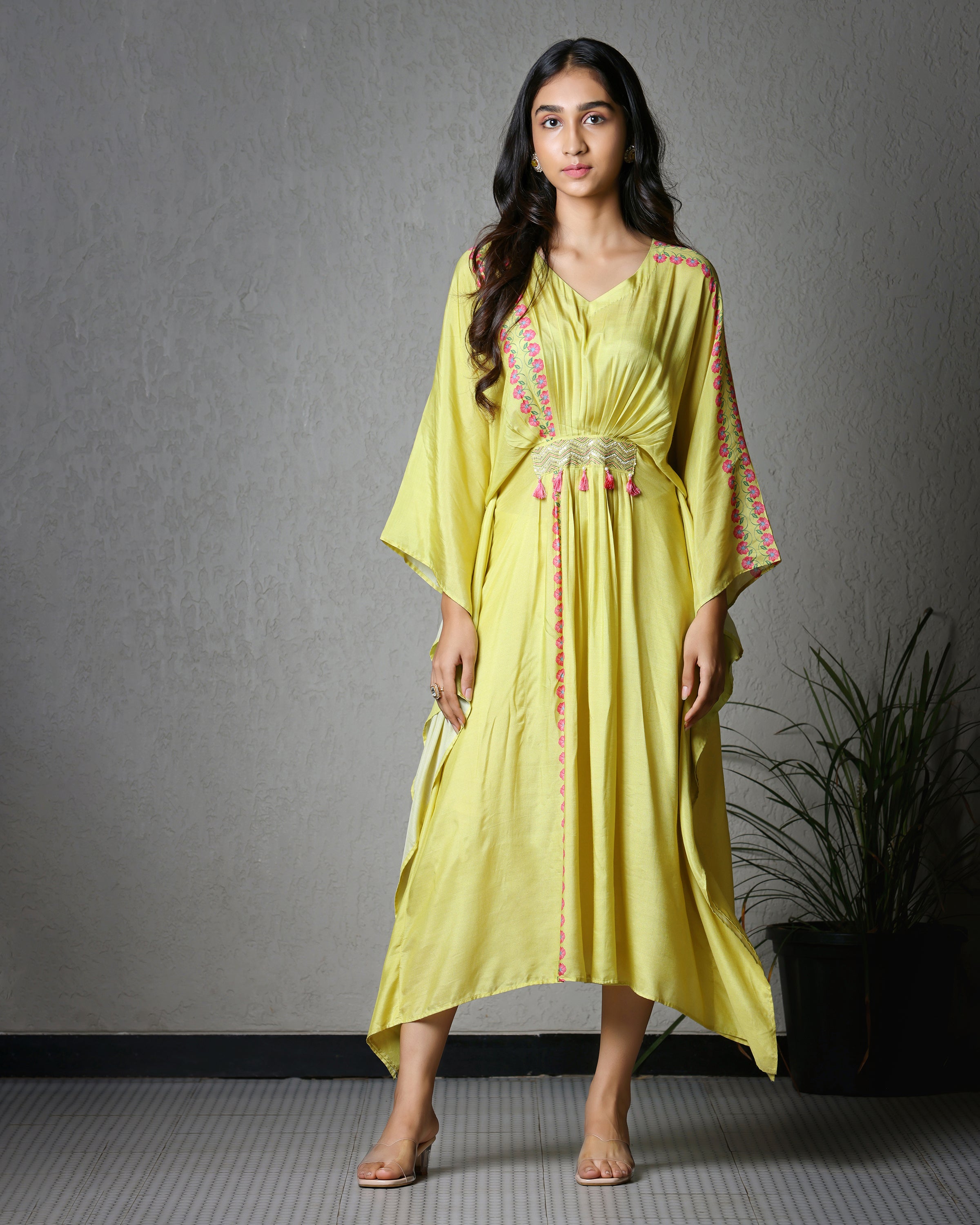 Lemon Yellow Kaftan