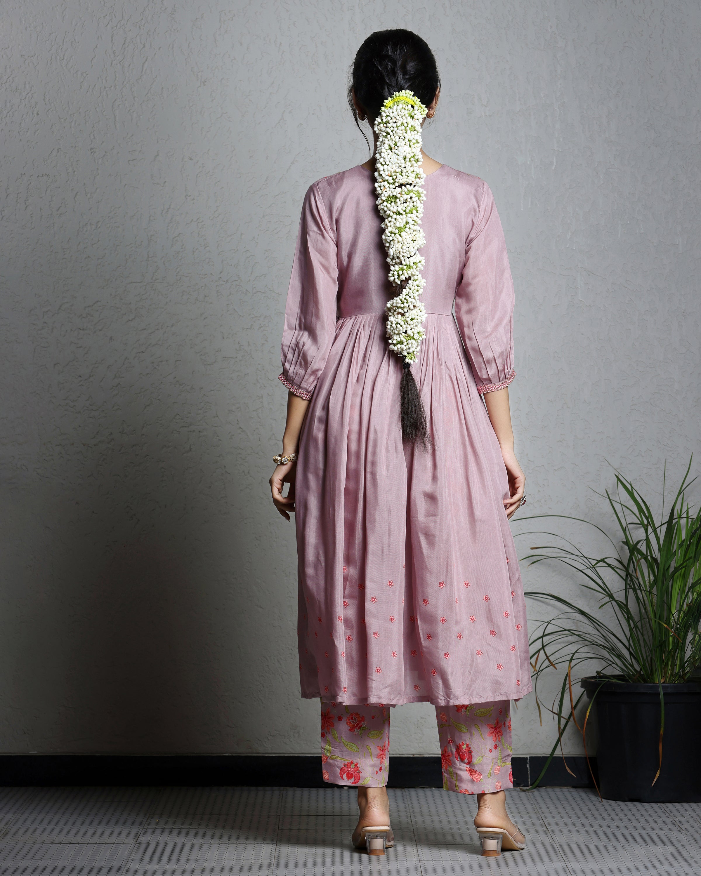 Flamingo Pink Kurta and Pant Set