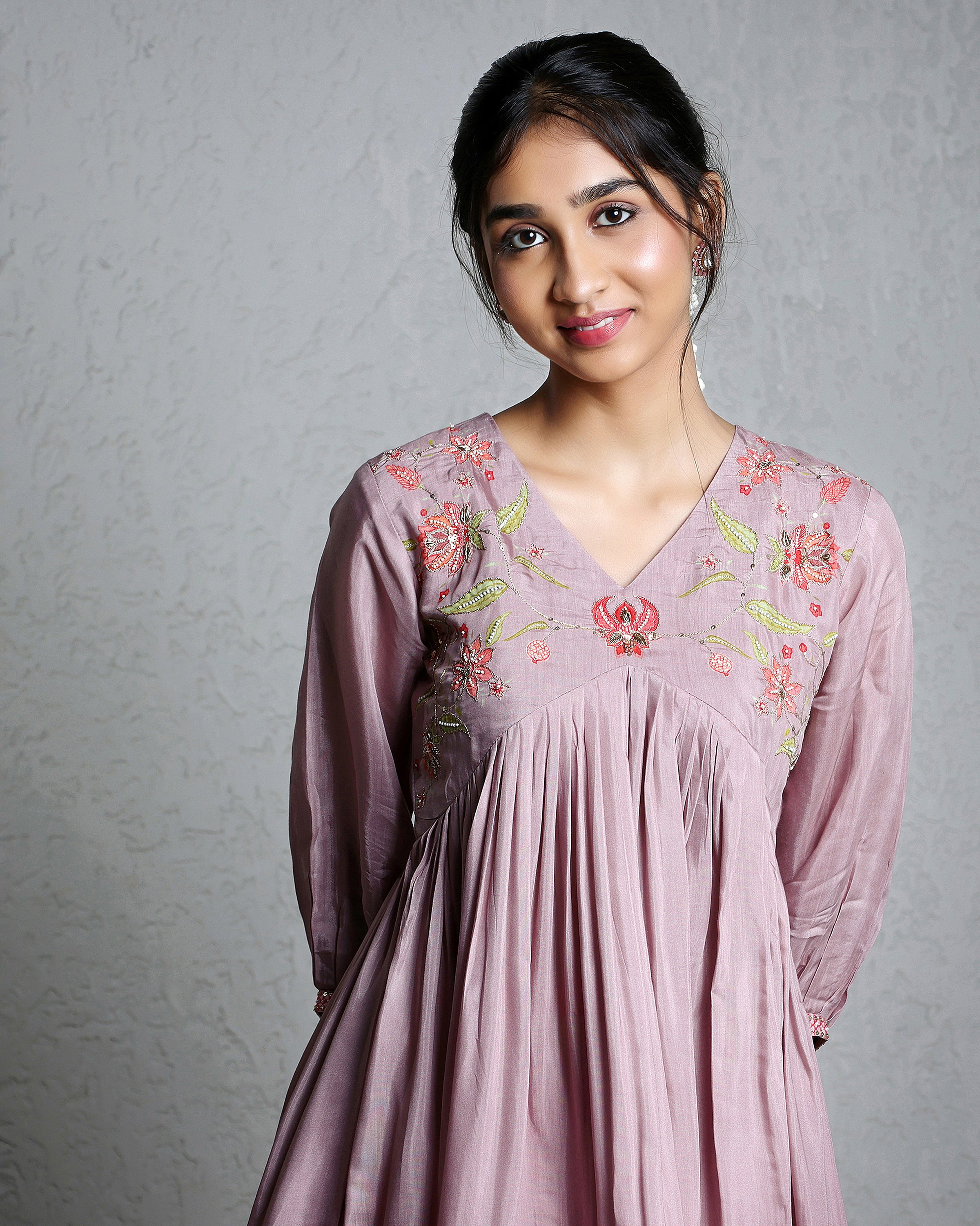 Flamingo Pink Kurta and Pant Set