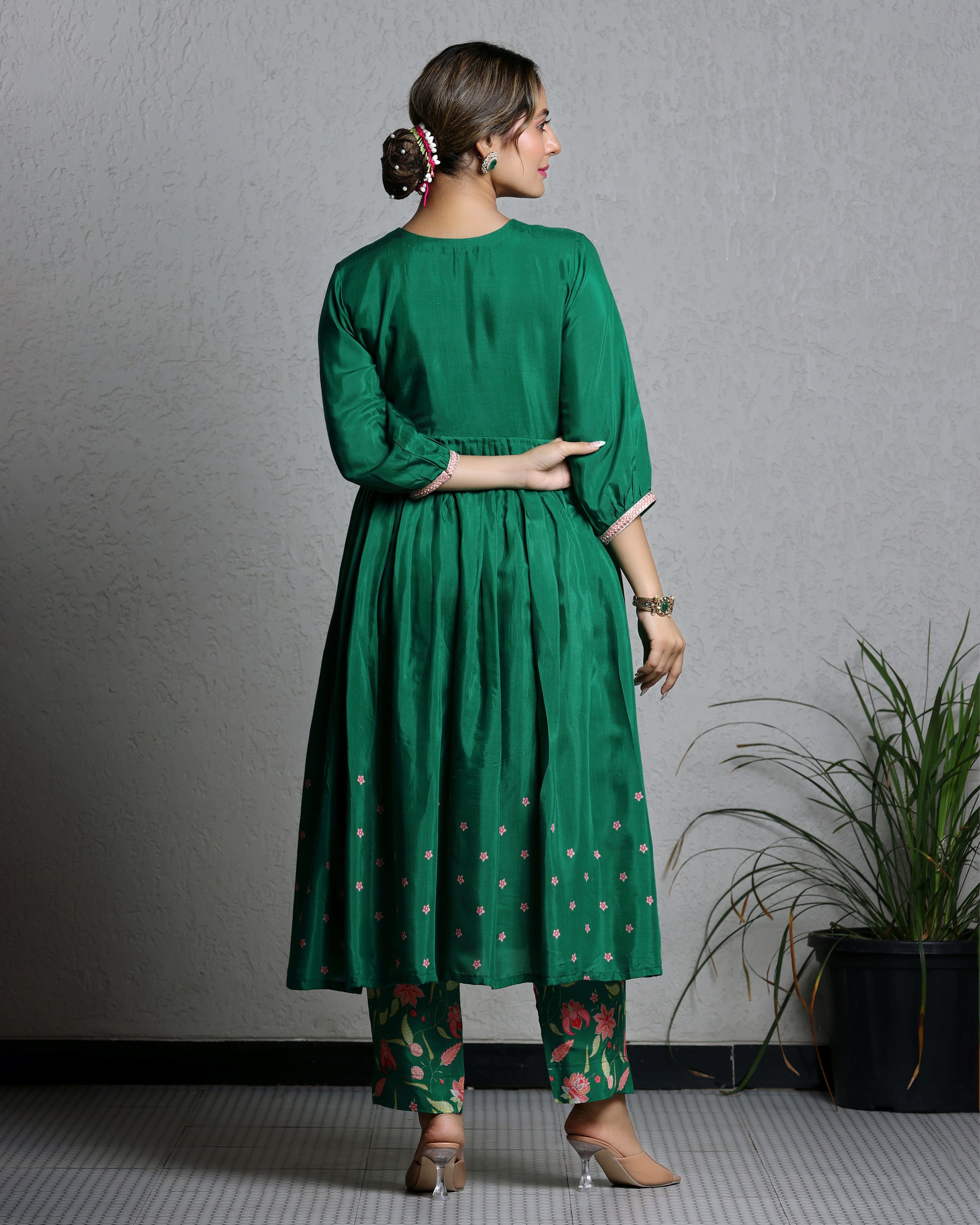 Jade Green Kurta and Pant Set