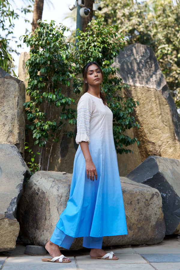 Denim Blue Kurta Set