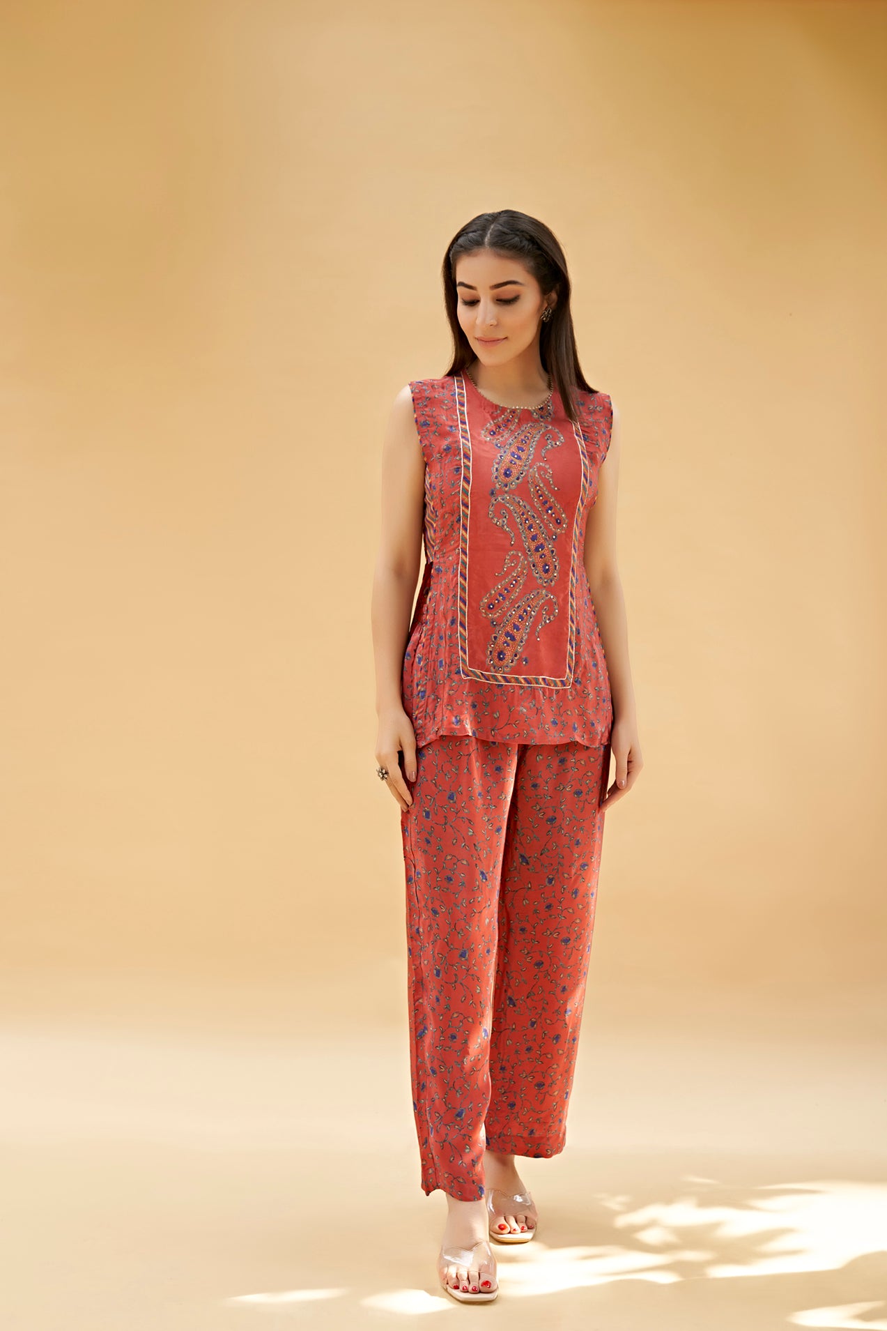 Rust - Orange Co-Ord Set