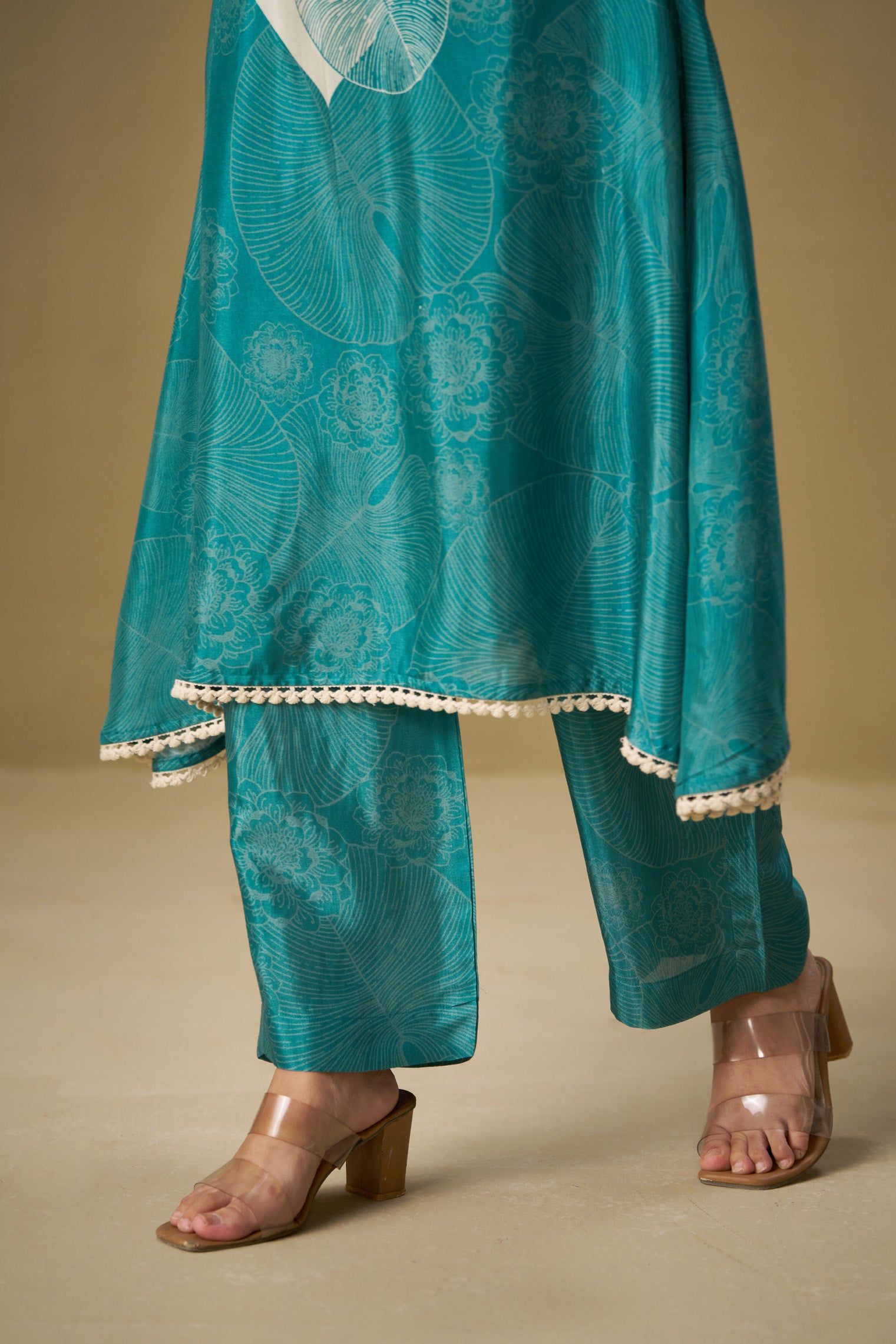 Ocean Green Pakistani Set