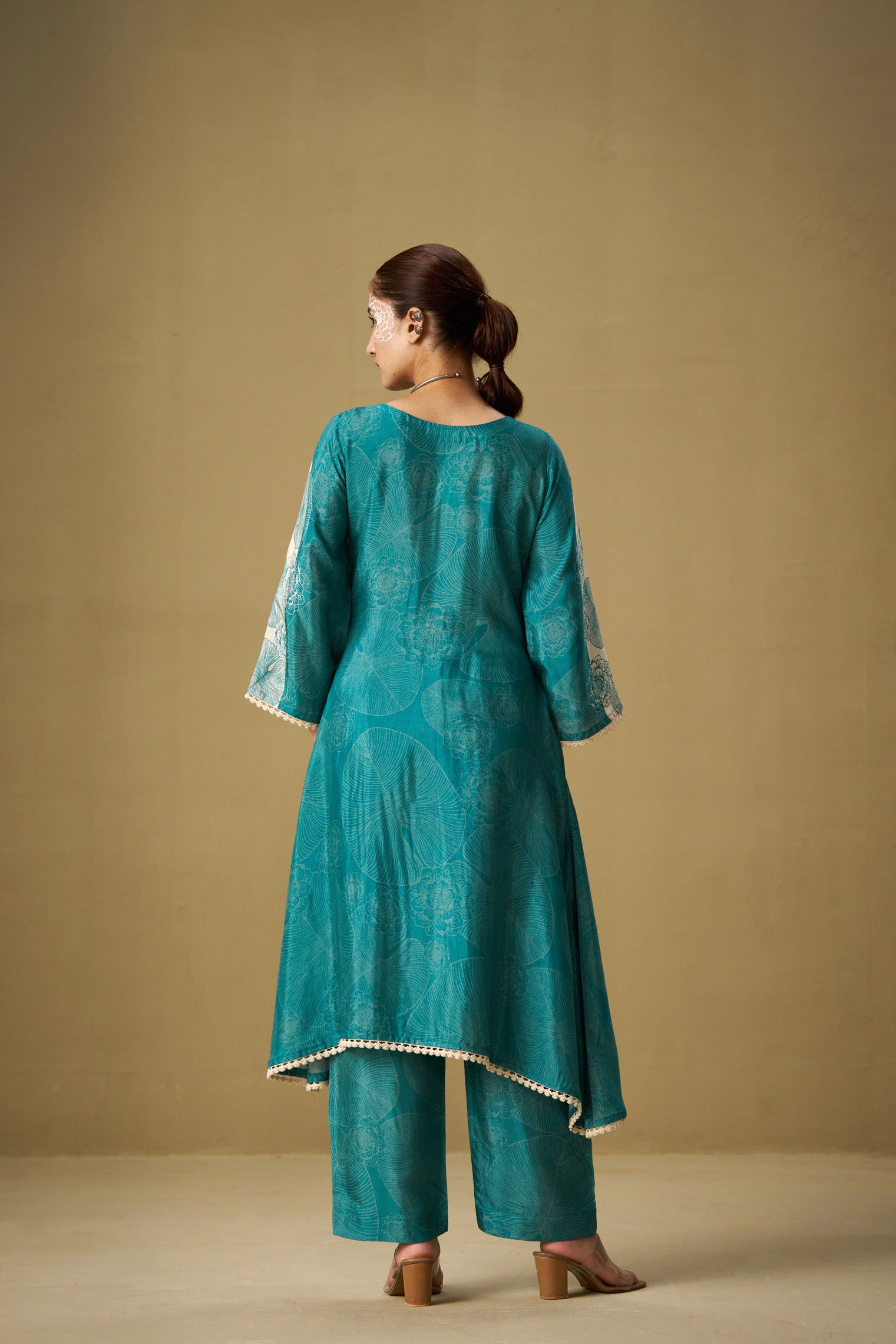 Ocean Green Pakistani Set