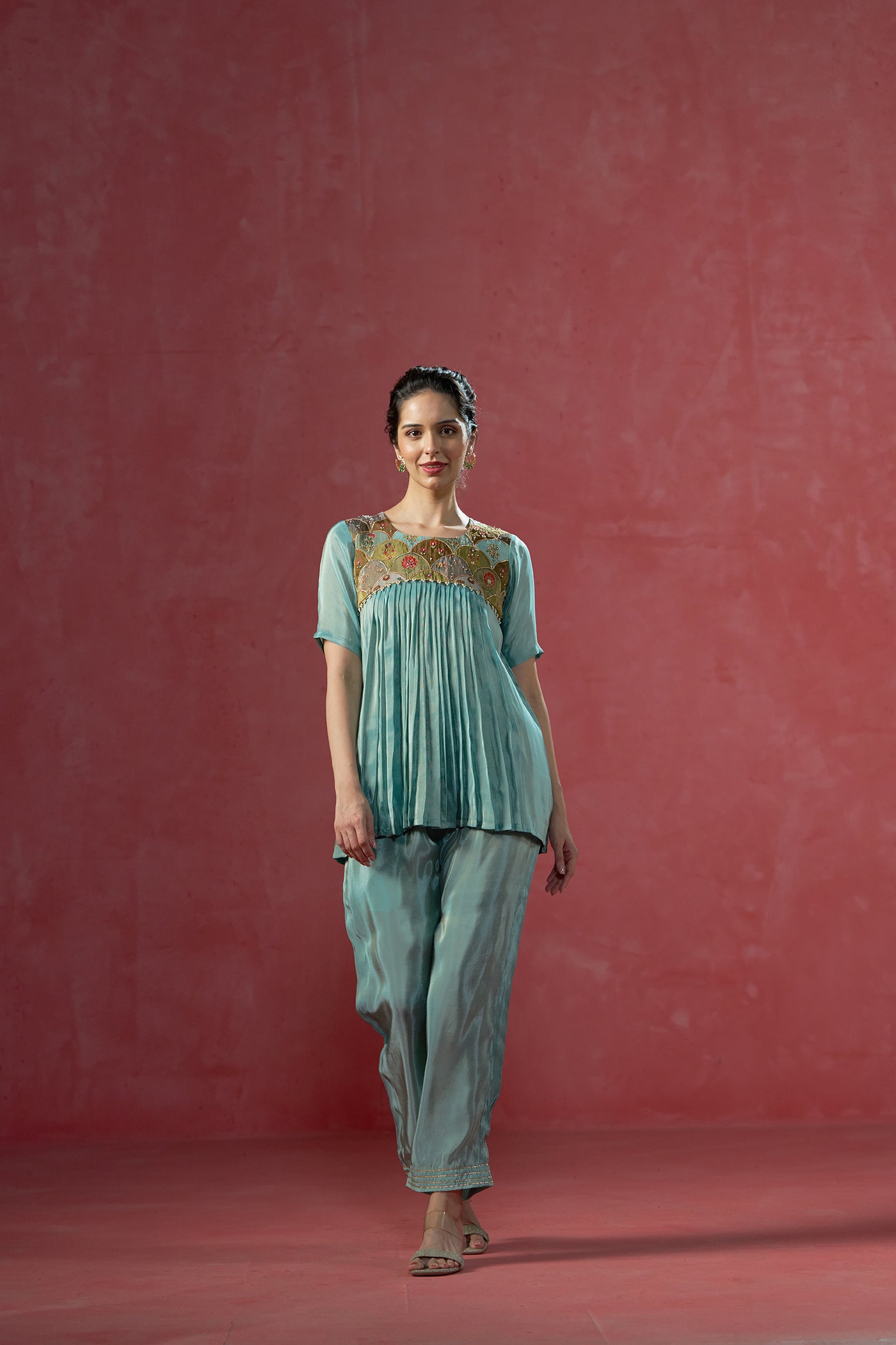 Teal Blue Co-Ord Set