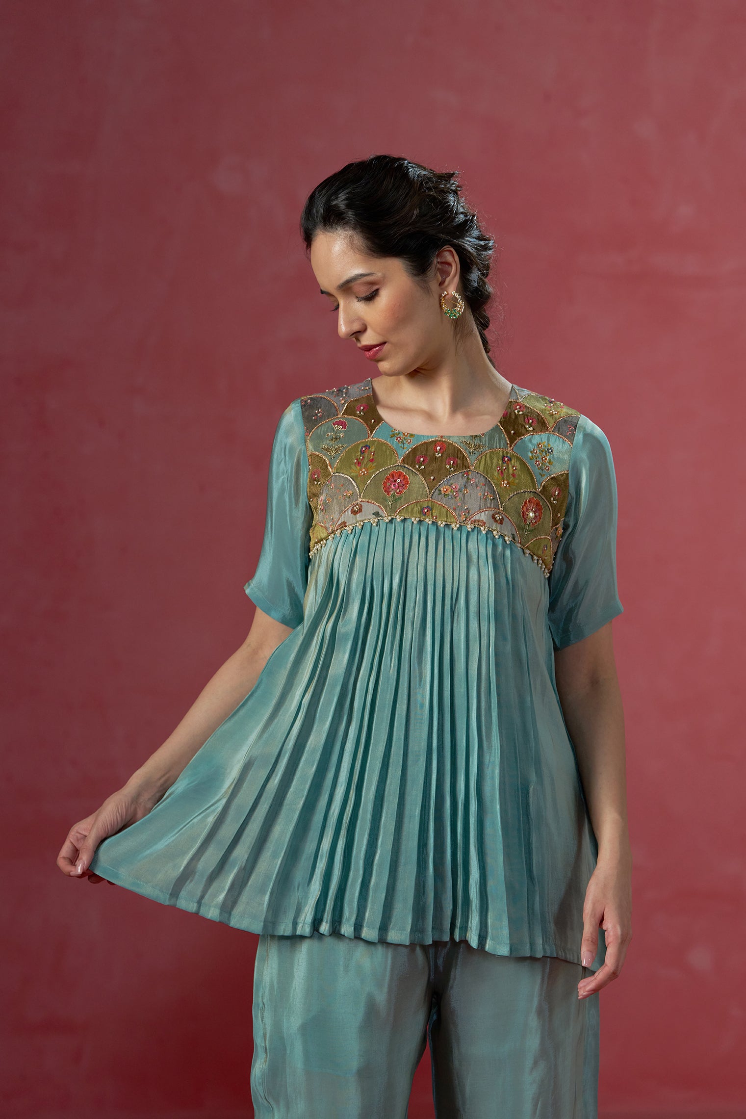 Teal Blue Co-Ord Set