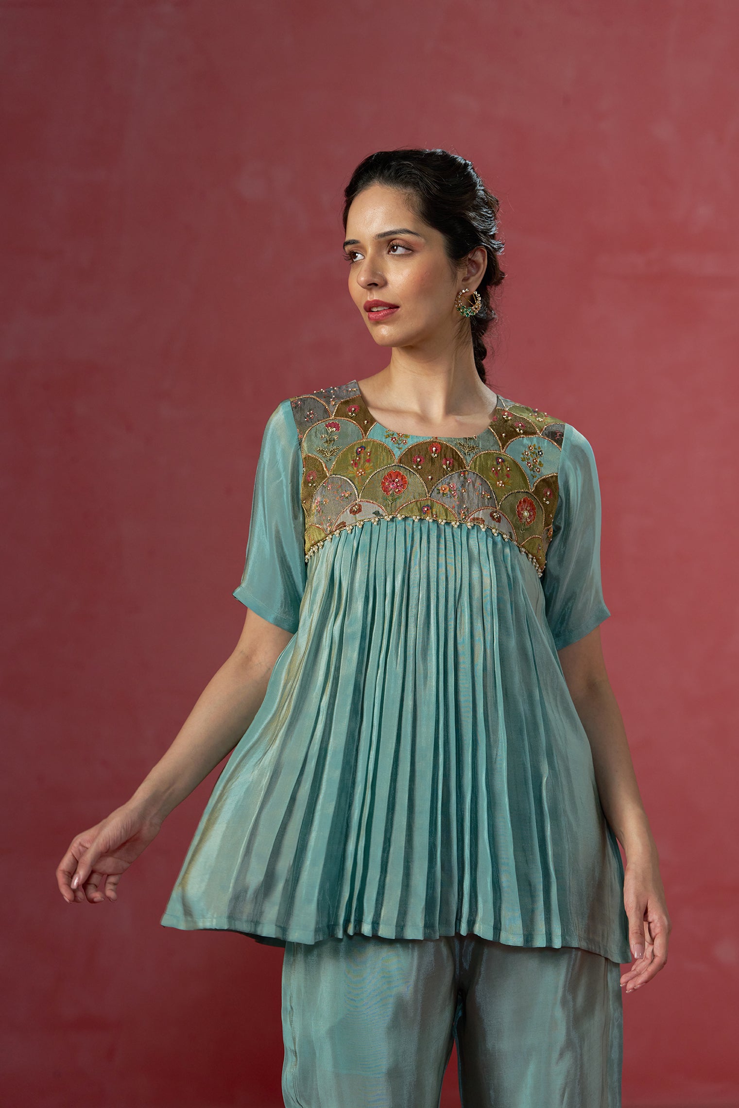 Teal Blue Co-Ord Set