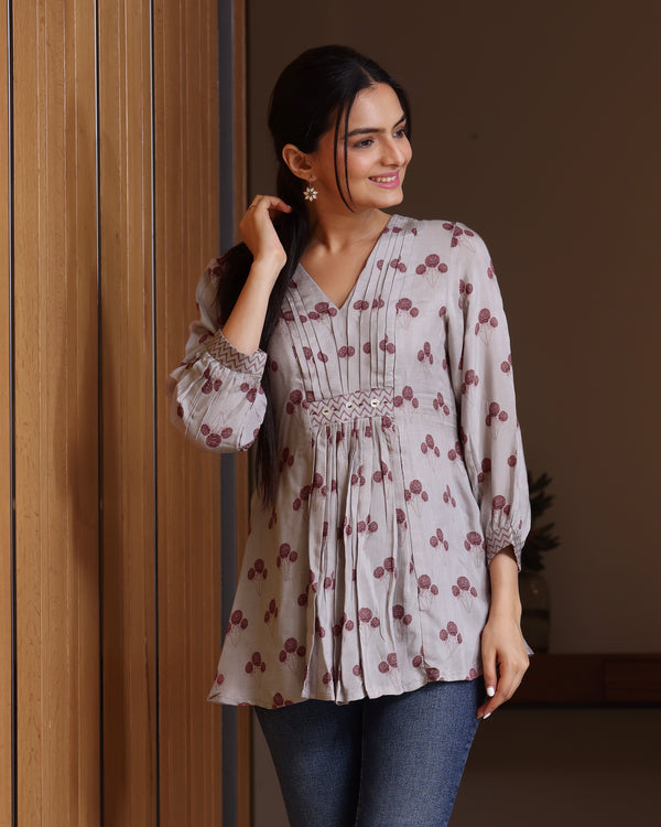 Dahlia - Classic Grey Tunic