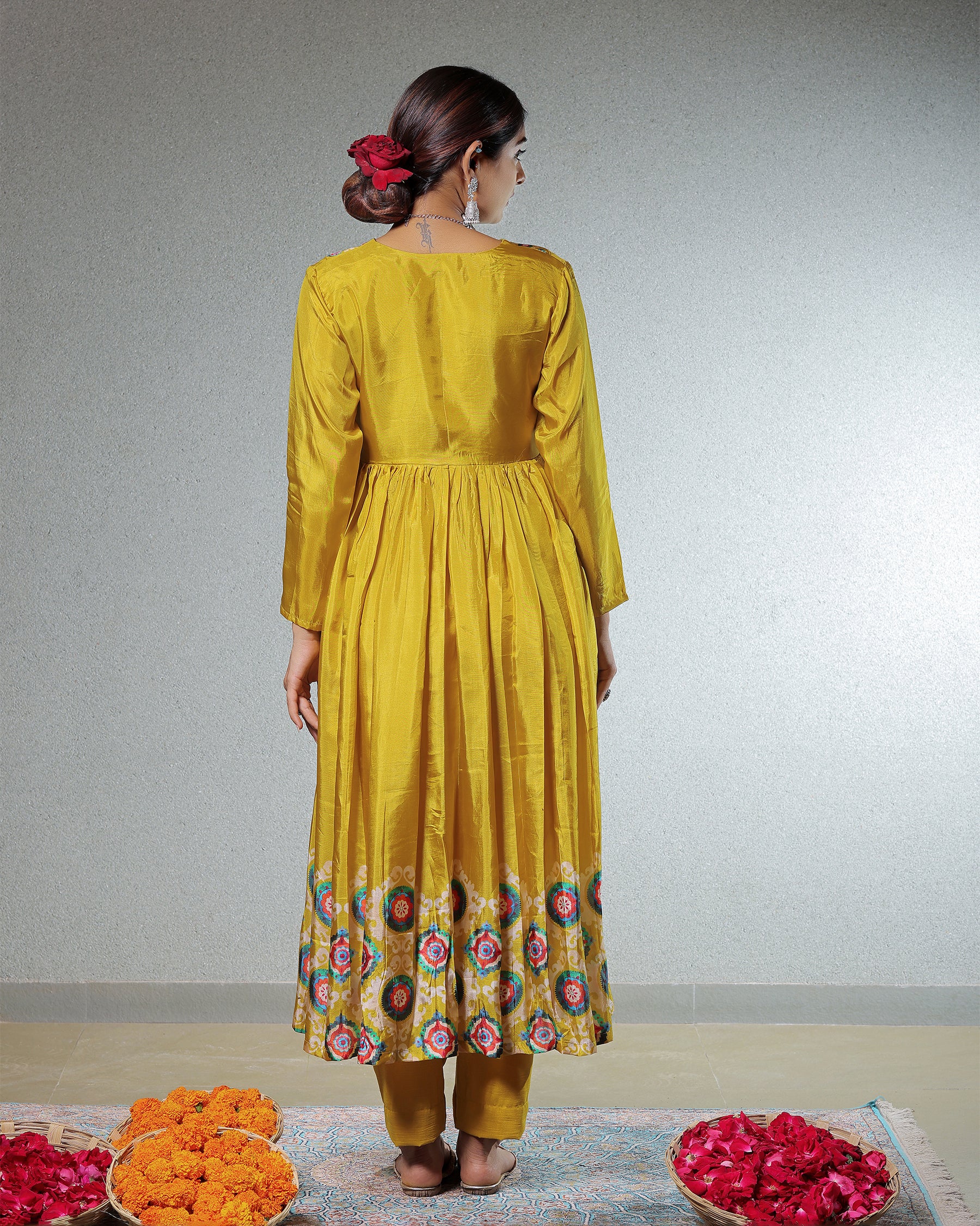 Taskeen Daffodil Yellow 3 Pcs Suit