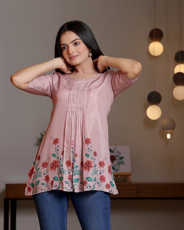 Kusum - Salmon Pink Tunic