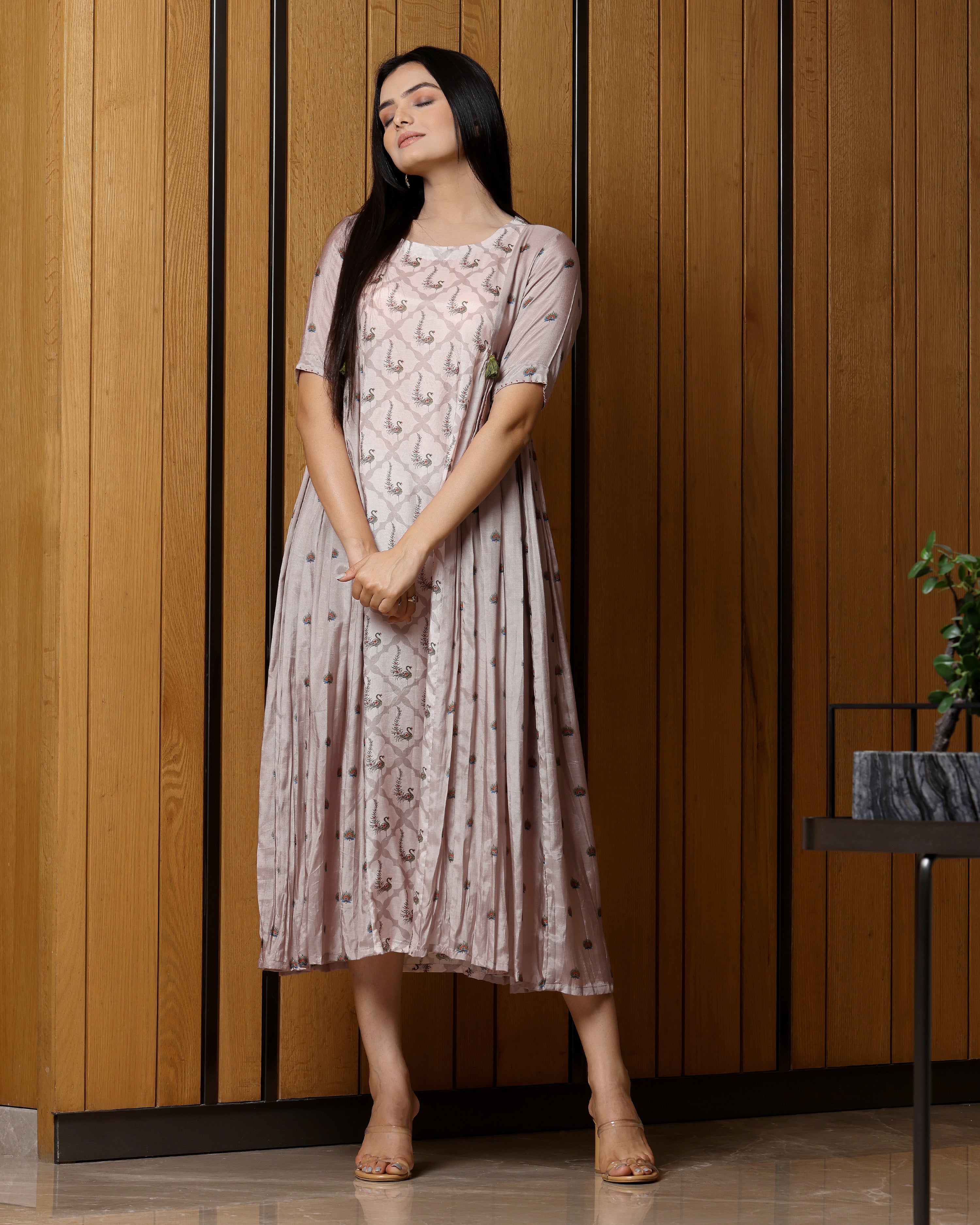 Mayura - Onion Pink Midi Dress