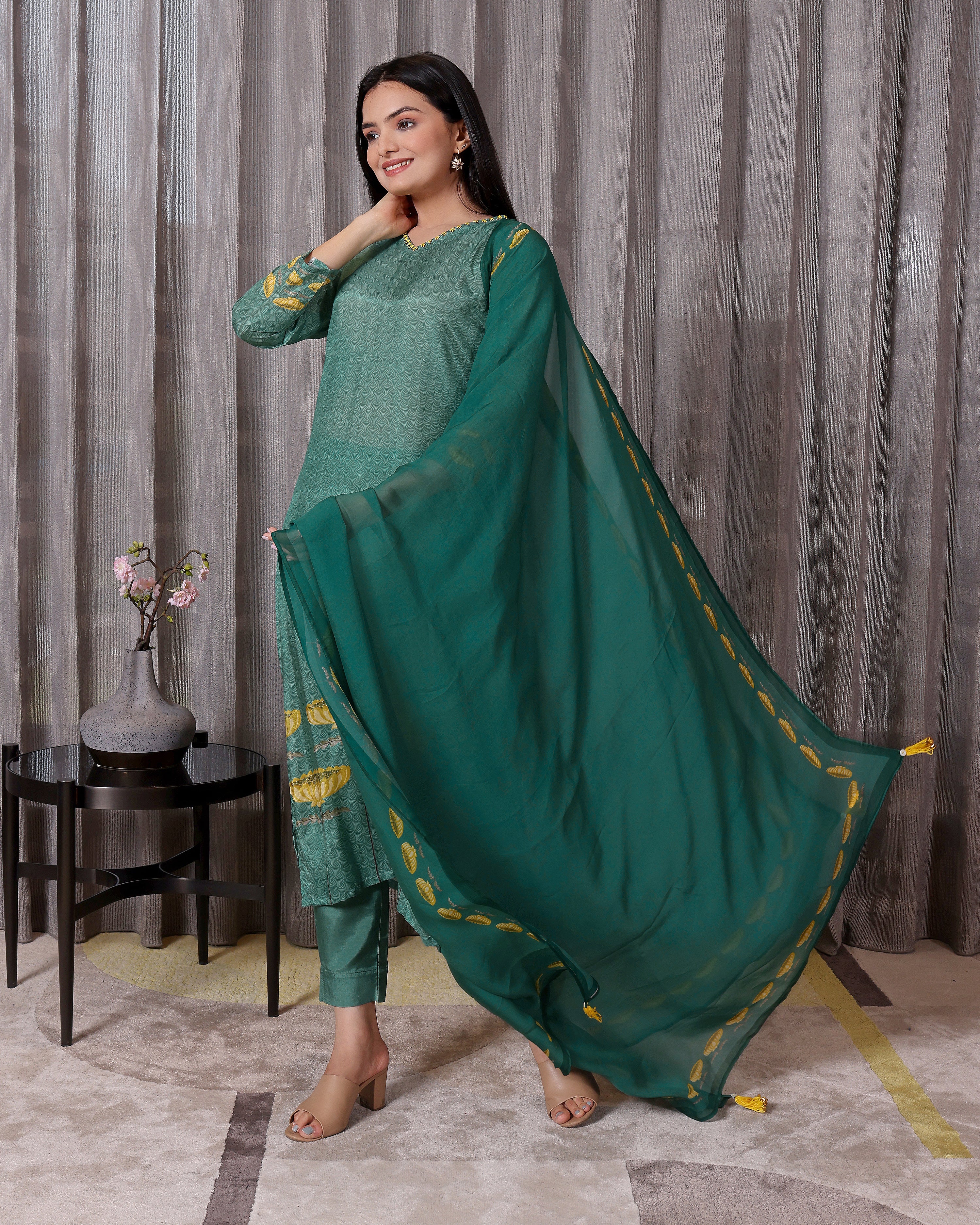 Padma - Jade Green 3 Pcs Set