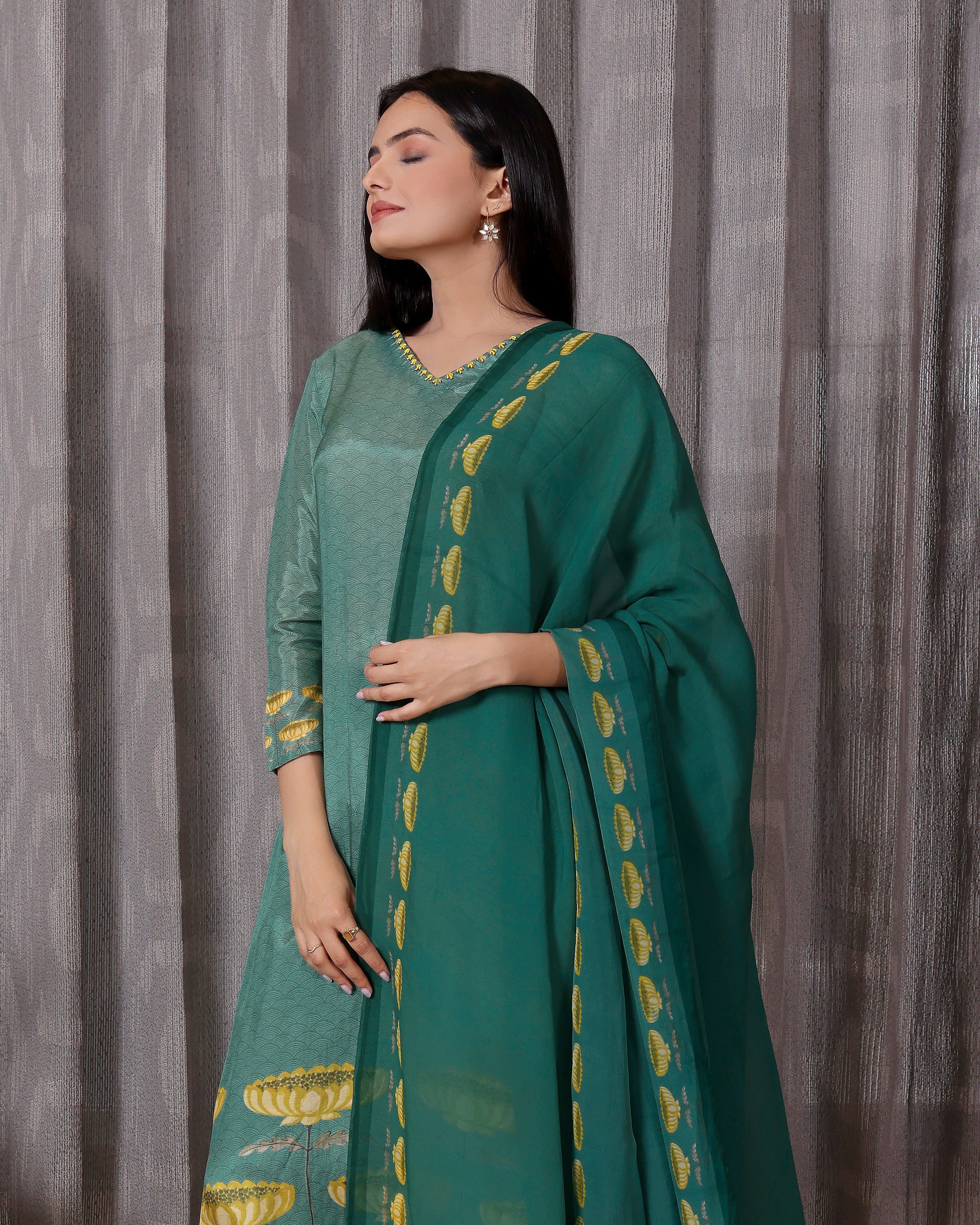 Padma - Jade Green 3 Pcs Set