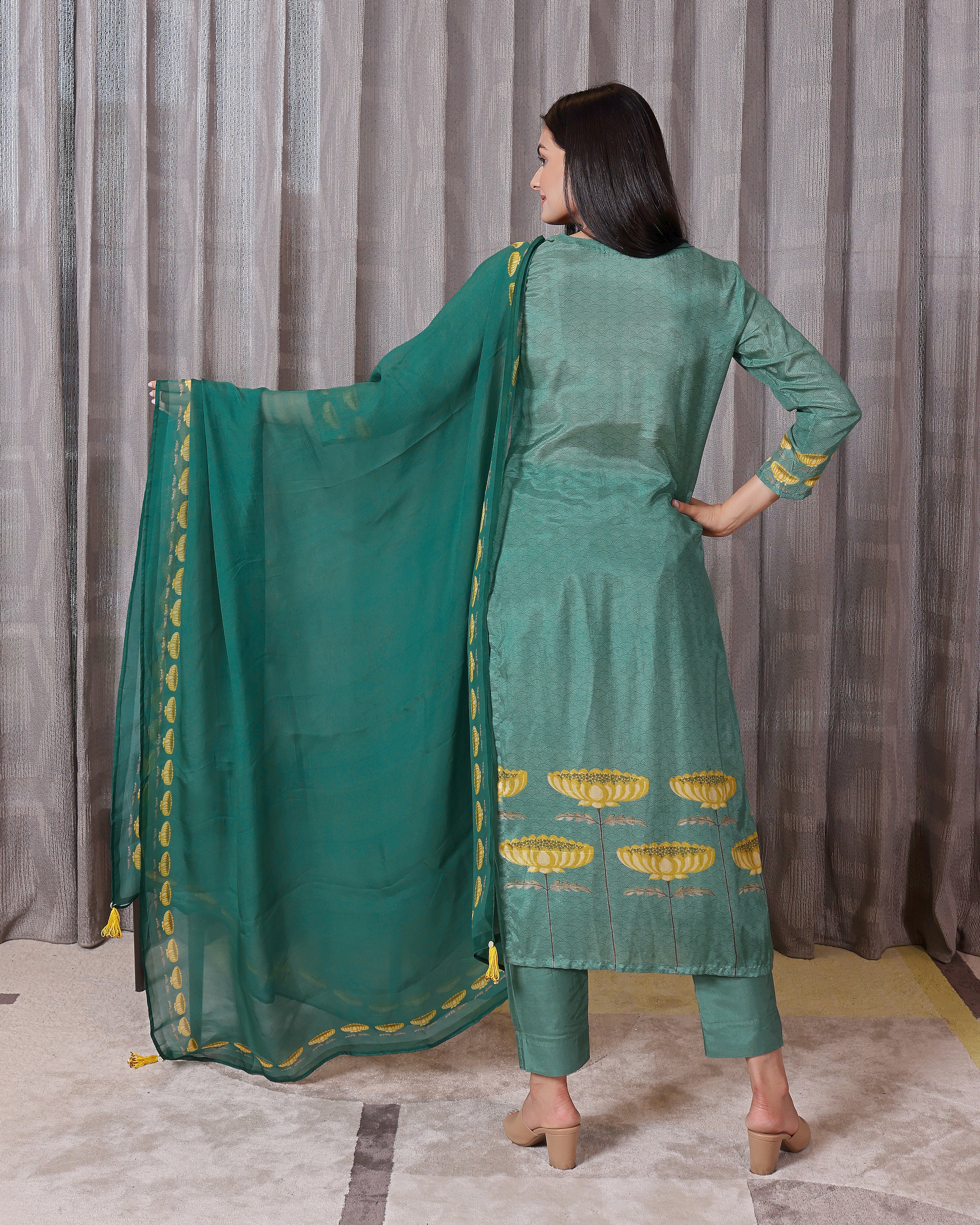 Padma - Jade Green 3 Pcs Set