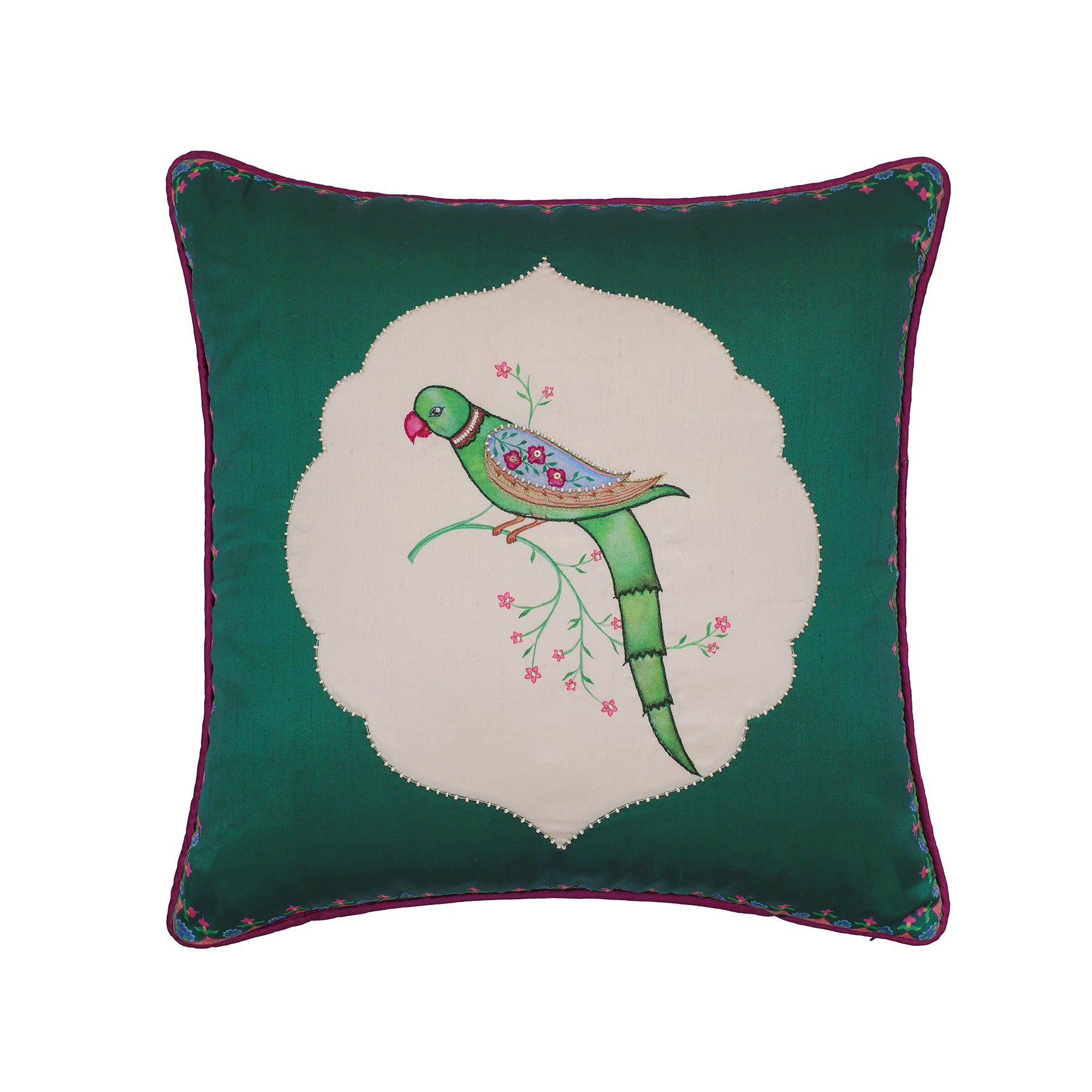 Tree Of Life Silk Cushion