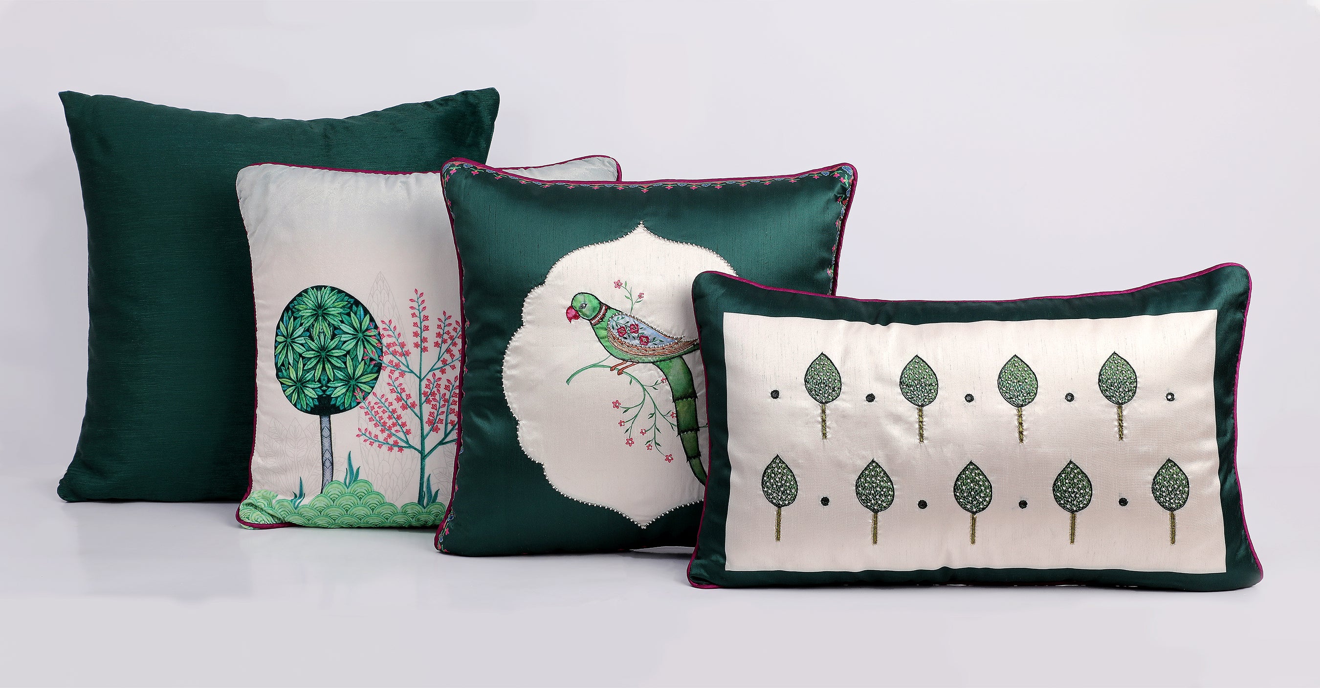 Tree Of Life Silk Cushion