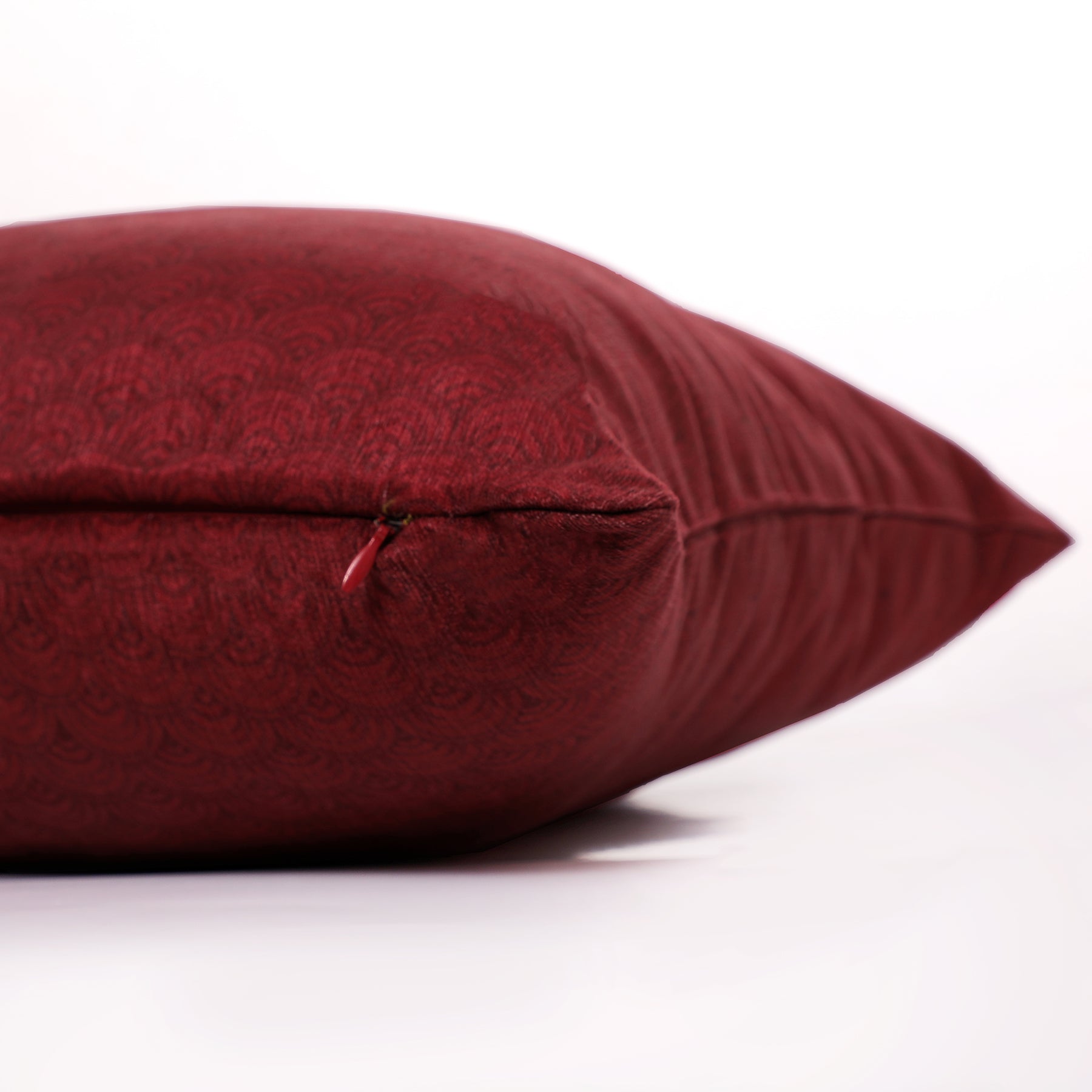 Rosewood Maroon Velvet Cushion