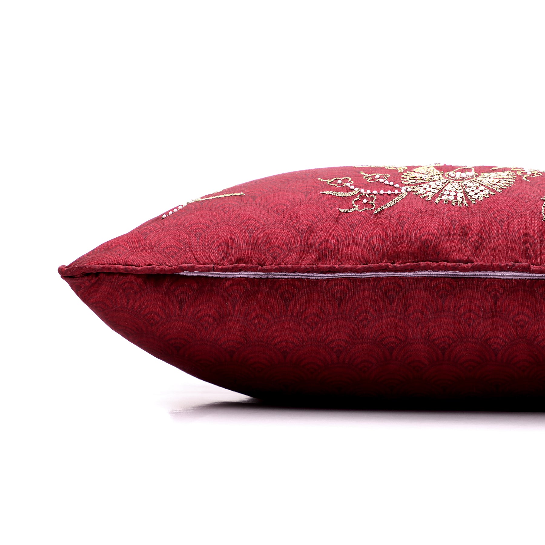 Chandni Silk Hand Work Cushion
