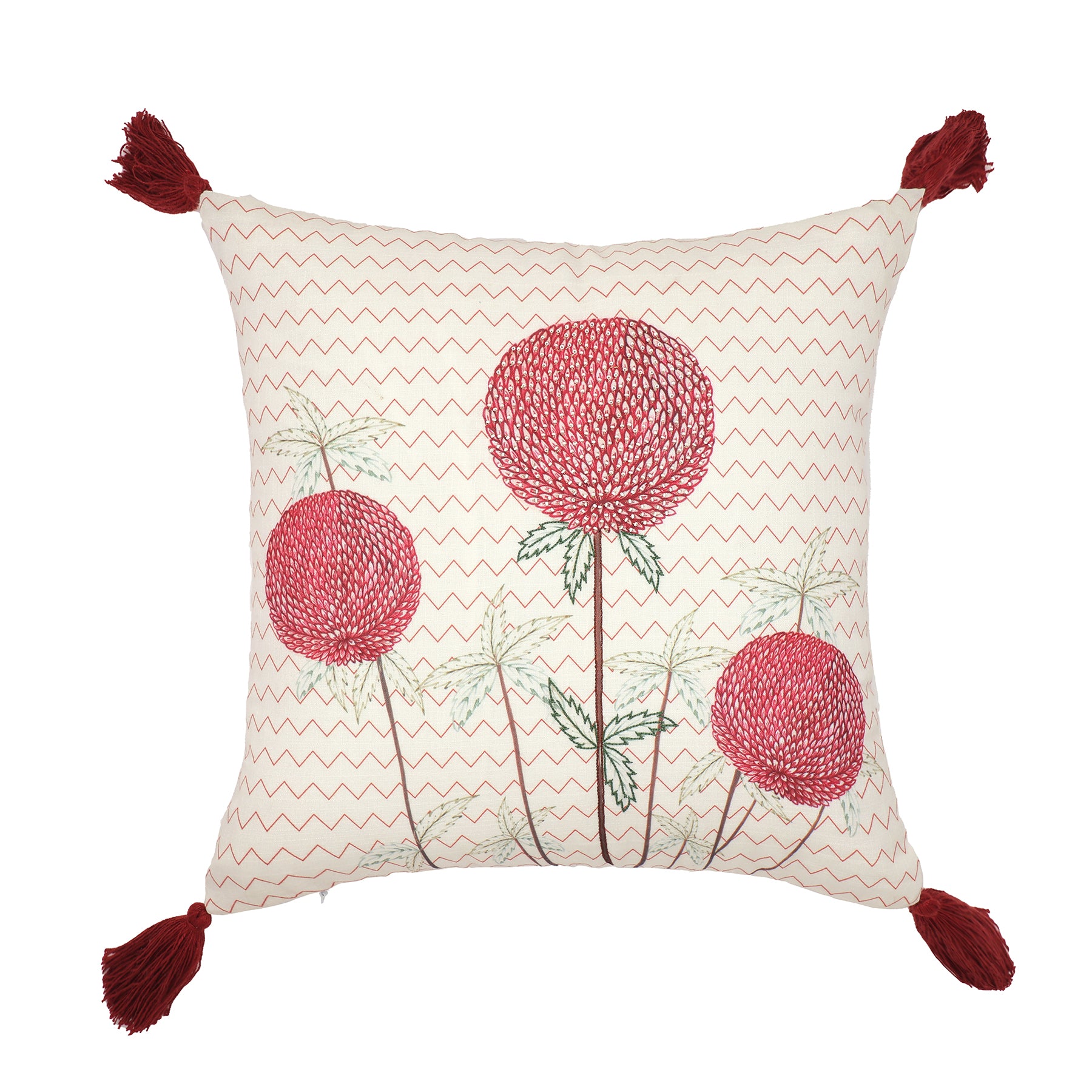 Dahlia Linen Cushion